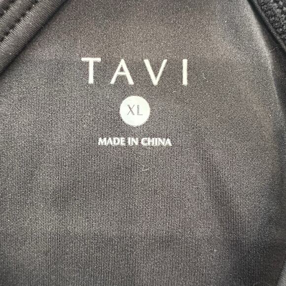Tavi Ribbed Tank Black Women’s Size XL Pilates NEW Stretch Exercise - Picture 5 of 6